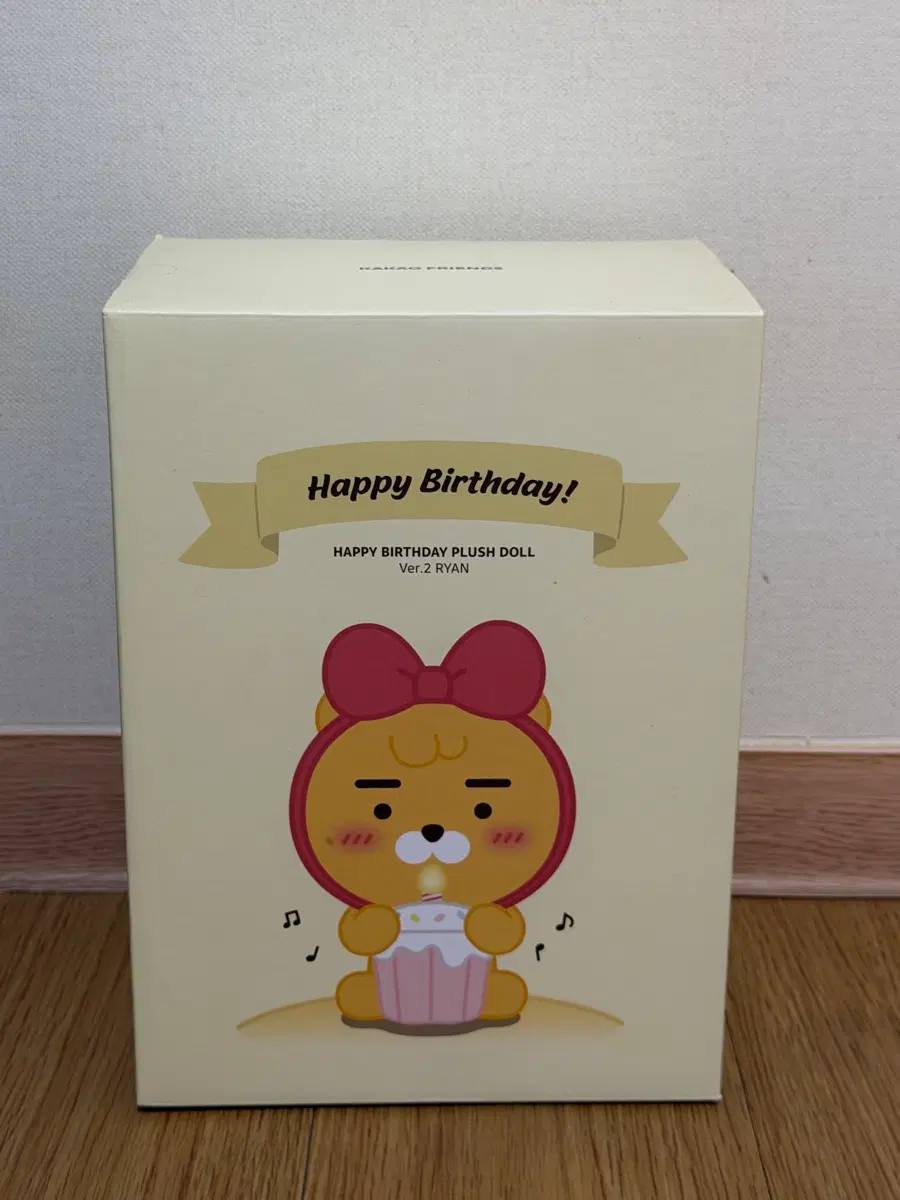 카카오프렌즈 라이언 생일 인형 Ver.2