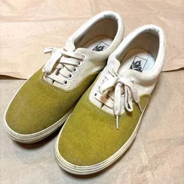 VANS 에라 캔버스 머스타드 x 화이트 26.5cm