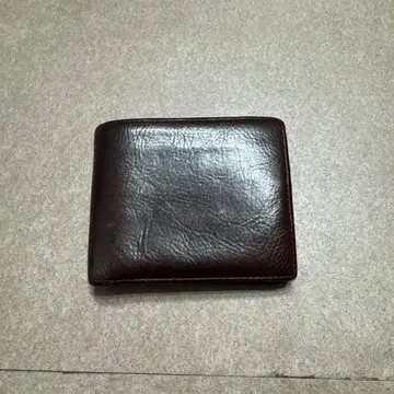 Paul smith 폴스미스 이단 접이식 지갑 가죽 브라운