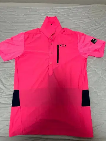OAKLEY 골프웨어 피케 셔츠 핑크 M