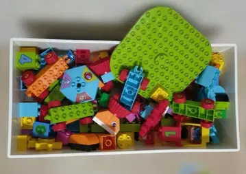 LEGO 레고 듀플로 수납 박스 블록 세트