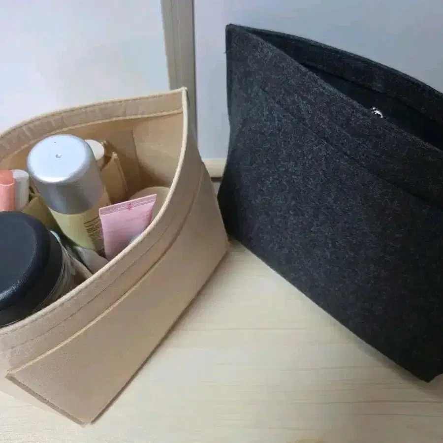 새상품) 이너백/백인백 (펠트 소재_베이지/차콜)