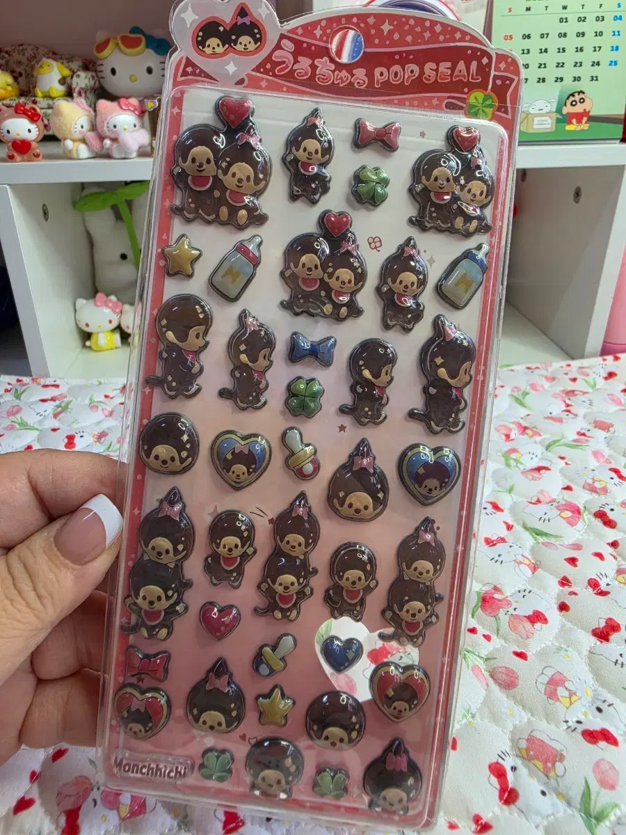 레드 몬치치 봉봉 스티커