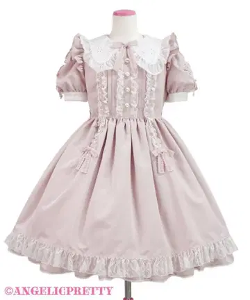 Angelic Pretty Blooming 컬러 원피스 핑크