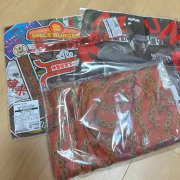 용과 같이 세가 럭키 쿠지 키류 카즈마 아이코닉 셔츠 디자인 손수건