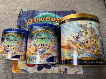 Tokyo DisneySea 2001 그랜드 오픈 15주년 캔 세트