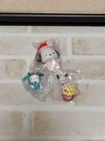 산리오 메지루시 액세서리 케로케로 파티 키링 행거 포차코