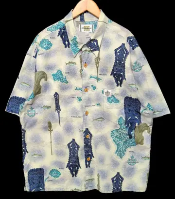 Duke Kahanamoku 멕시코제 알로하 셔츠 L