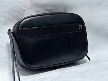 dunhill 던힐 세컨드 백 천연 가죽 블랙 클러치백