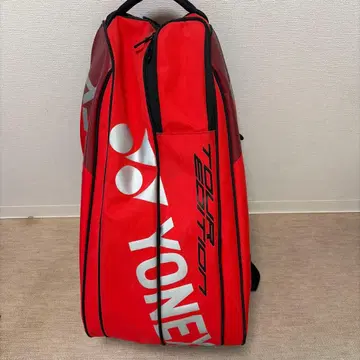 YONEX BAG1802R 라켓백 6개 수납 레드 지퍼 양호
