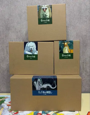 지브리 파크 시시가미 모로 야쿠루 하쿠룡 피규어