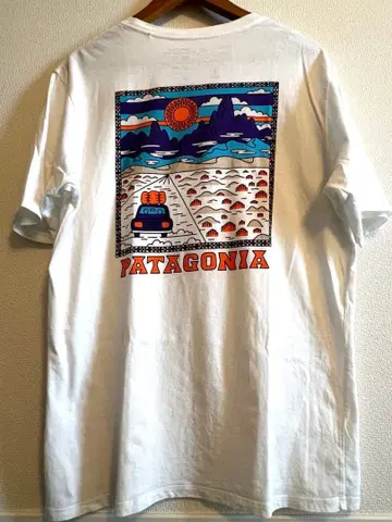Patagonia T셔츠 화이트