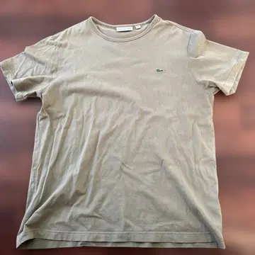 LACOSTE 라코스테 슬림핏 T셔츠 카키 US L