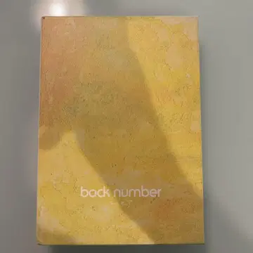 back number CD DVD 최초 한정 2022