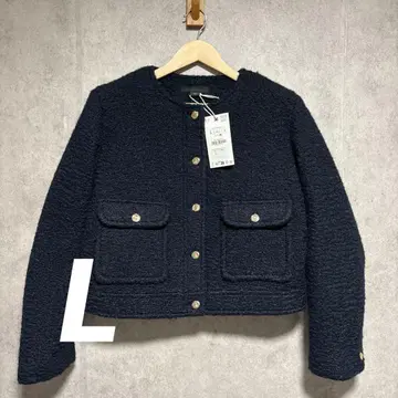 ZARA 부클레 자켓 L