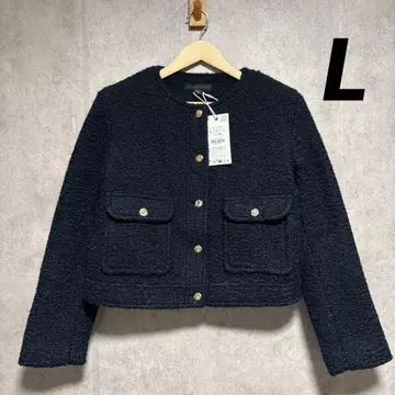 ZARA 부클레 자켓 L