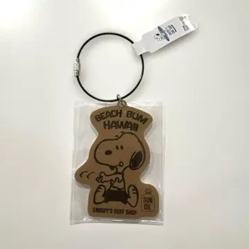 긴자 미츠코시 스누피전 스누피 서프샵 키링