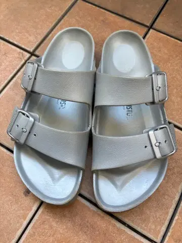 BIRKENSTOCK 빌켄 애리조나 EVA 실버 24.5