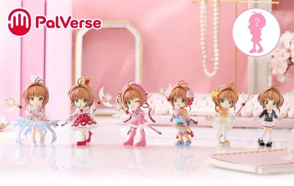 (새상품) 카드캡터사쿠라 카드캡터체리 사쿠라 클리어카드 PalVerse 6종