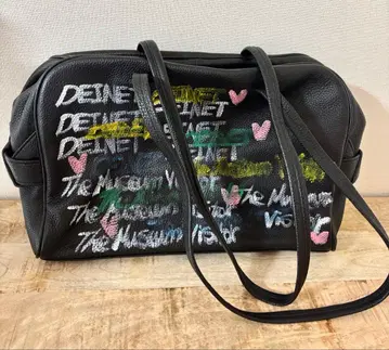 DEINET x TMV 로고 그래피티 보스턴 백 한국 브랜드