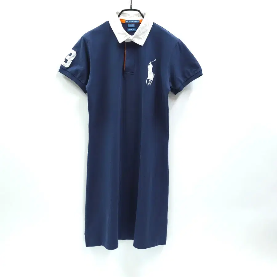 RALPH LAUREN 랄프로렌 커스텀핏 빅포니 카라원피스 미니원피스 C571