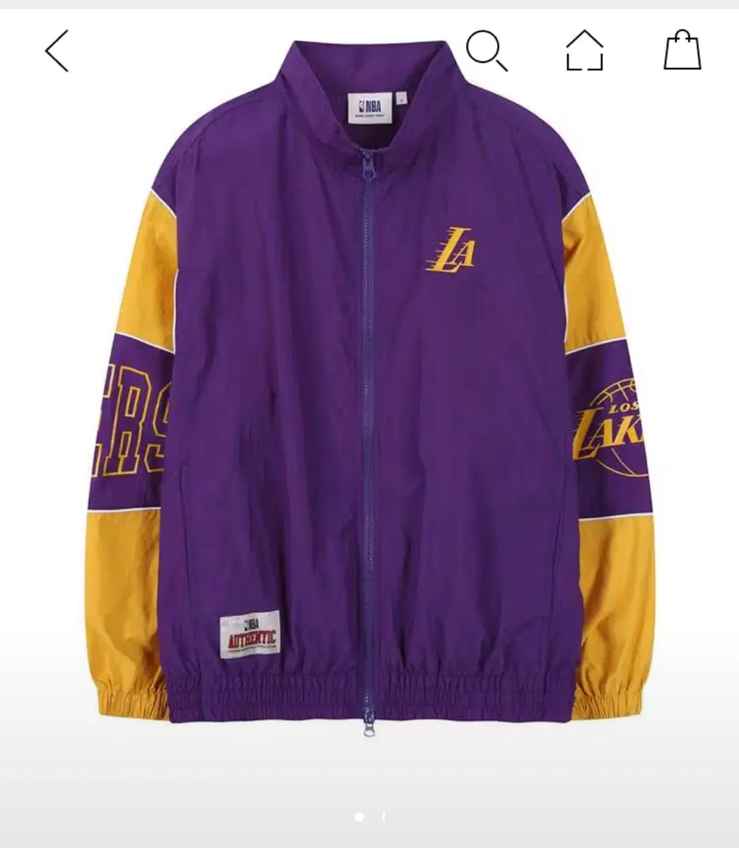 NBA 어센틱 팀 컬러블록 웜업 자켓 구매
