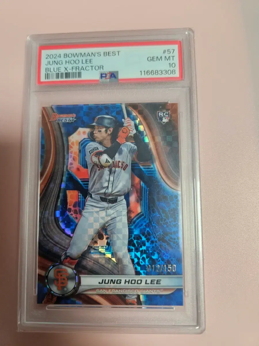 이정후 PSA 10등급 2024 바우만베스트 블루 리플렉터 루키