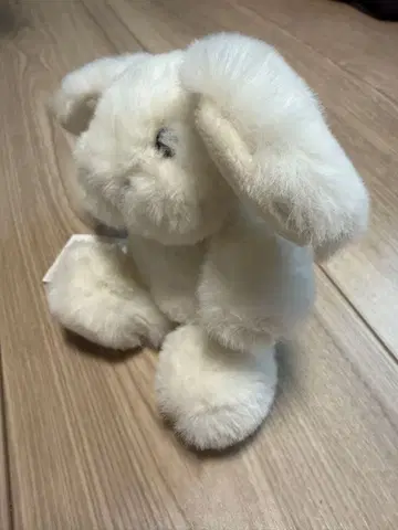 [ 미사용 ] bonpoint 본포앙 화이트 토끼 봉제 인형 S 사이즈
