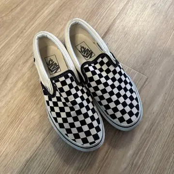 VANS 체커보드 슬립온 24.5cm