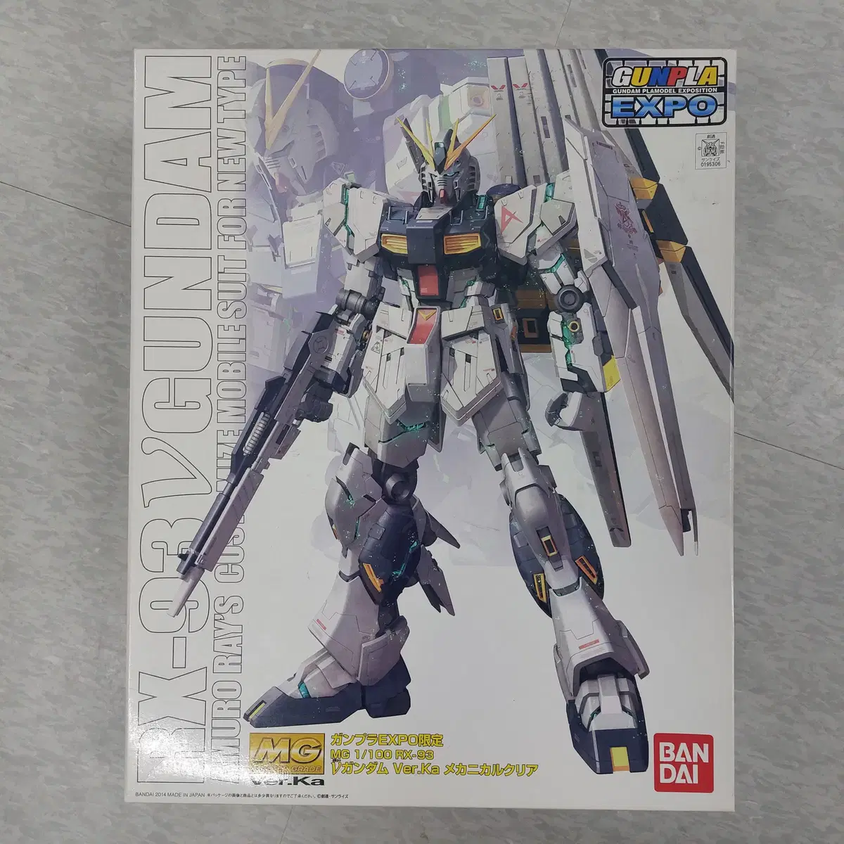 MG RX-93 뉴건담 Ver.Ka 메카니컬 클리어 엑스포 한정 프라모델