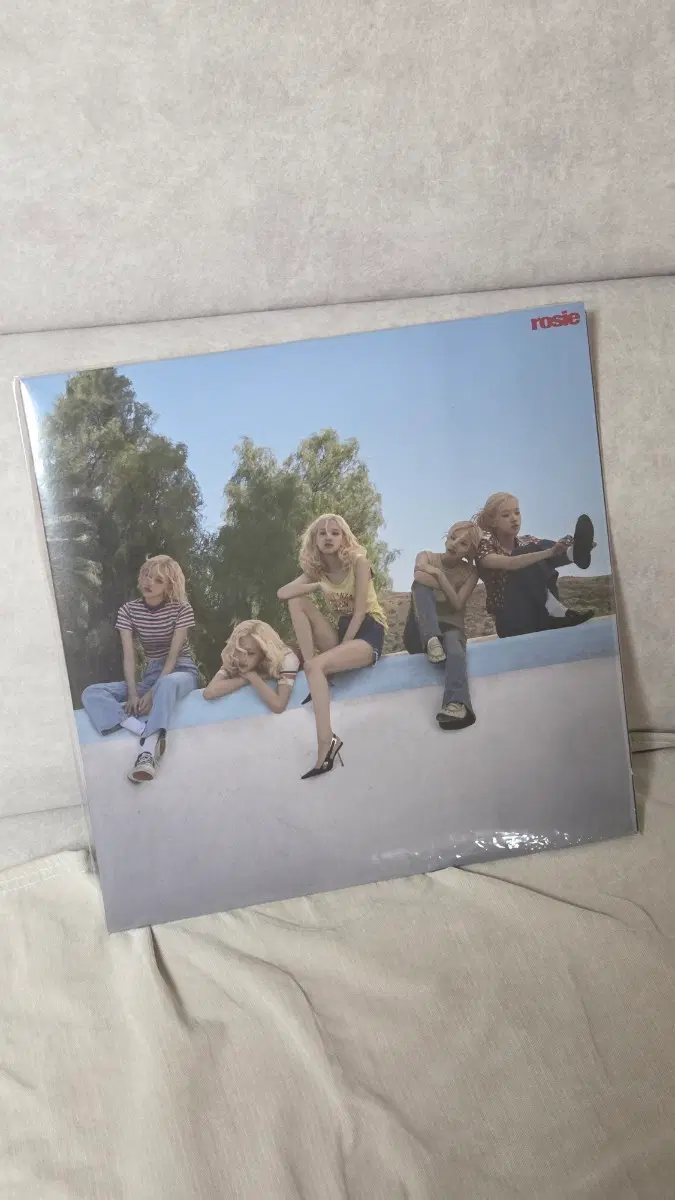 (미개봉) 블랙핑크 로제 정규 1집 한정 LP - 핑크 버전 LP 바이닐 (밴드 커버)