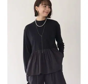 unfiro 앙피로 래쉬가드 페플럼 블랙