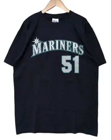 Seattle Mariners MLB 이치로 티셔츠 M 데드스탁