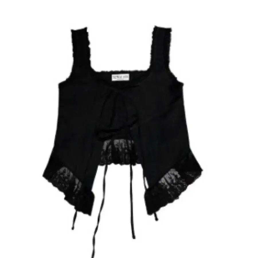 뉴얼린 rose lace frill blouse 화이트 2023 fw
