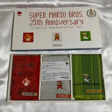 슈퍼 마리오 브라더스 25th Anniversary 손수건 세트
