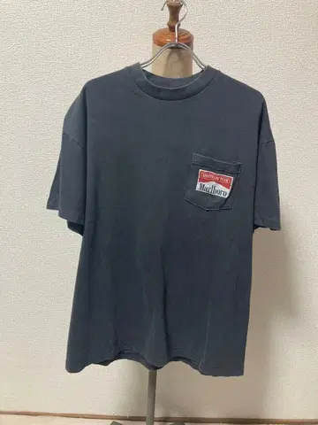 Marlboro 빈티지풍 블랙 T셔츠