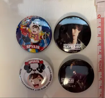 SPYAIR 캔뱃지 4종 세트