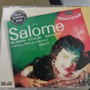 수입반 R. 슈트라우스 오페라 살로메 솔티 CD 2장