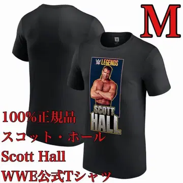 M [ 100% 정품 ] WWE 공식 스캇 홀 뉴 레이저 라몬 반팔 티셔츠