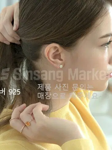 [빠른발송] 925실버 오팔 원석 귀걸이