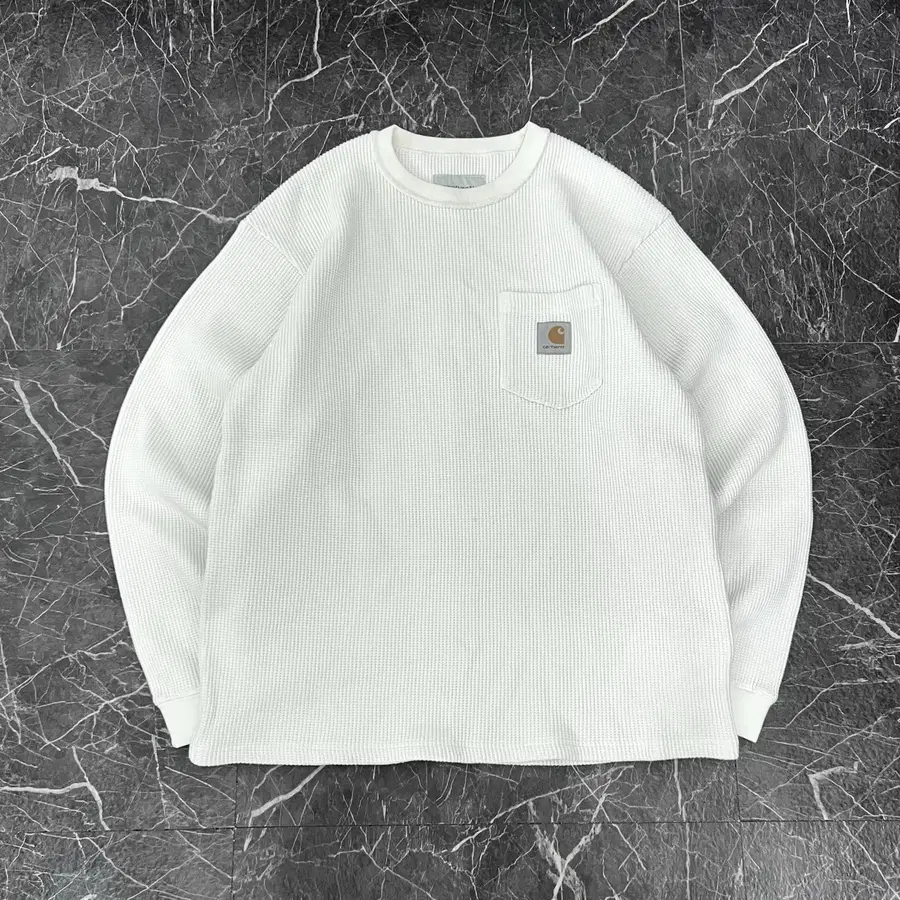 칼하트 WIP L/S 비스타 와플 코튼 슬리브