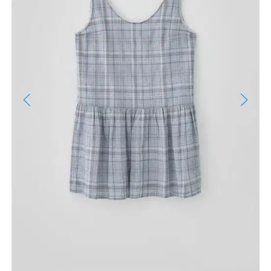 타낫 peony check one-piece( soft blue)
