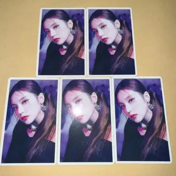 ITZY Blah Blah Blah 트레이딩 카드 초회 한정판 A 예지 x 5