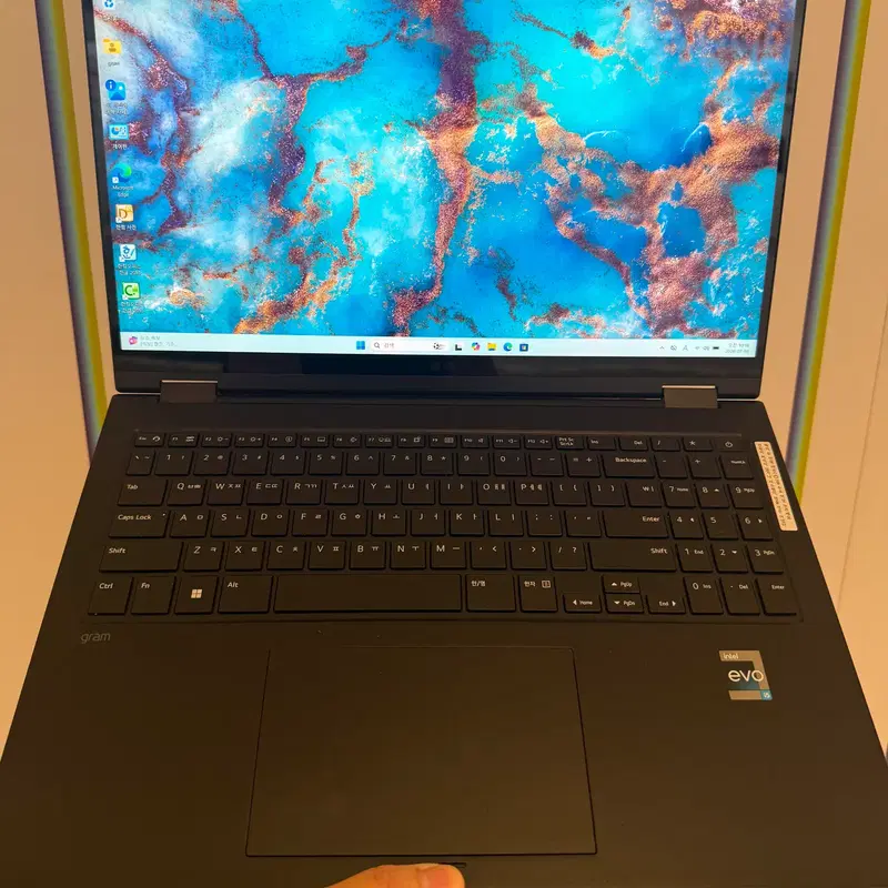 그램 360 노트북 엘지 터치 스크린 16인치 11세대 램16G SSD 512G win11 2in1