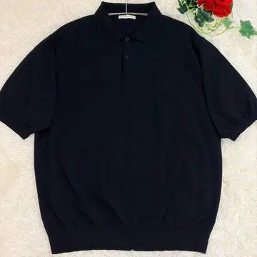 새상품급 유나이티드 애로우즈 피케 셔츠 니트 블랙