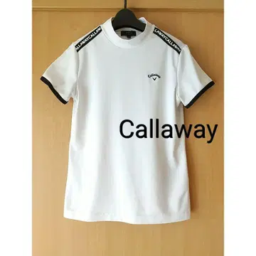 새상품급 Callaway 화이트 모크넥 상의 여성용 골프 M