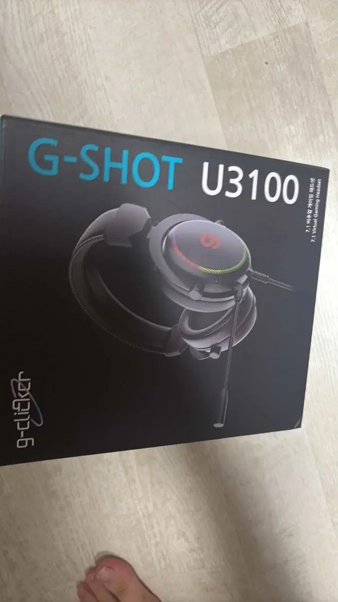 G-SHOT U3100 7.1 버추얼 게이밍 헤드셋