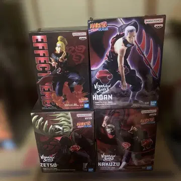 NARUTO 아카츠키 피규어 4개 세트 VIBRATION STARS