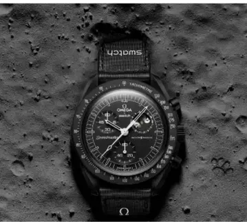 OMEGA x Swatch 스누피 콜라보 모델 블랙