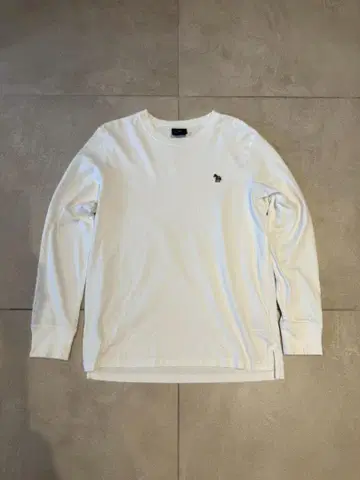 PS Paul Smith 제브라 와펜 긴팔 T셔츠 롱티 화이트 L